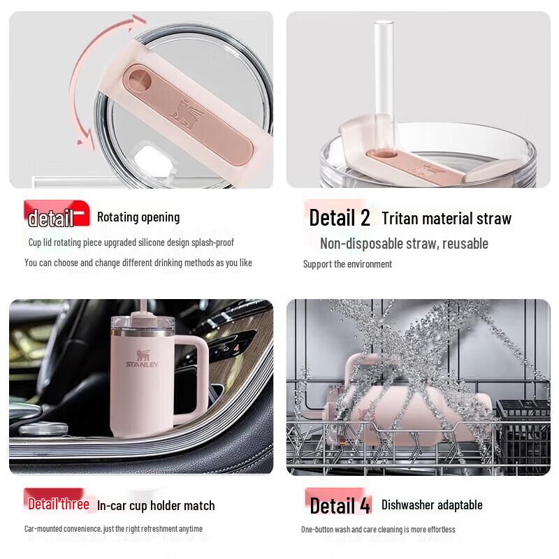 Stanley Vacuum Insulated Stainless Steel Straw Tumbler
