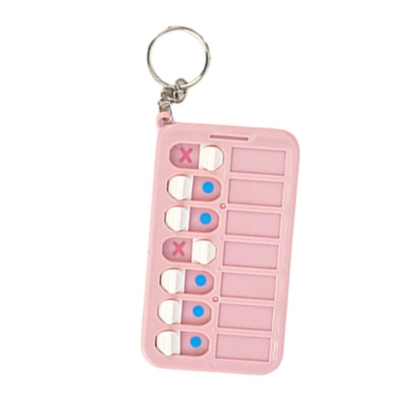 Daily Schedule Keyring Chore Chart Keychains Elderly Reminder Board Car Keychain Daily Plan Board Keyrings