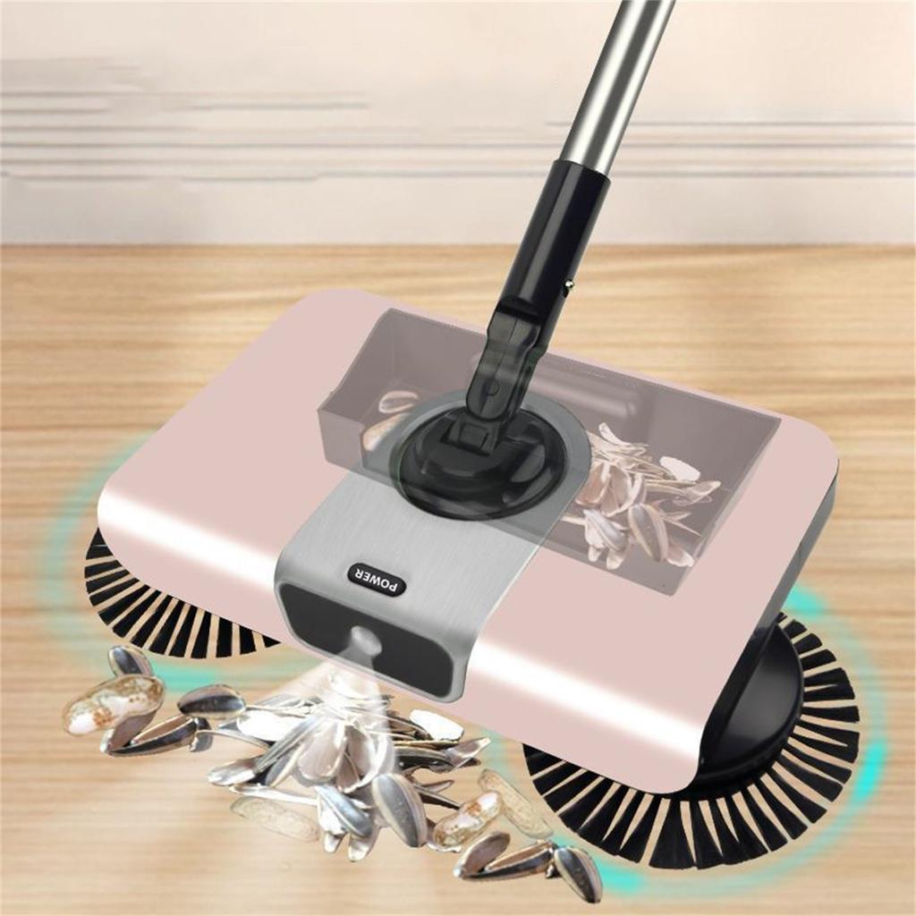 Hand Sweeping Machine Non Electric Sweeper Mop Dustpan Floor Cleaning Tools For Cleaning Hair Etc Angle Changable Dustpan Set