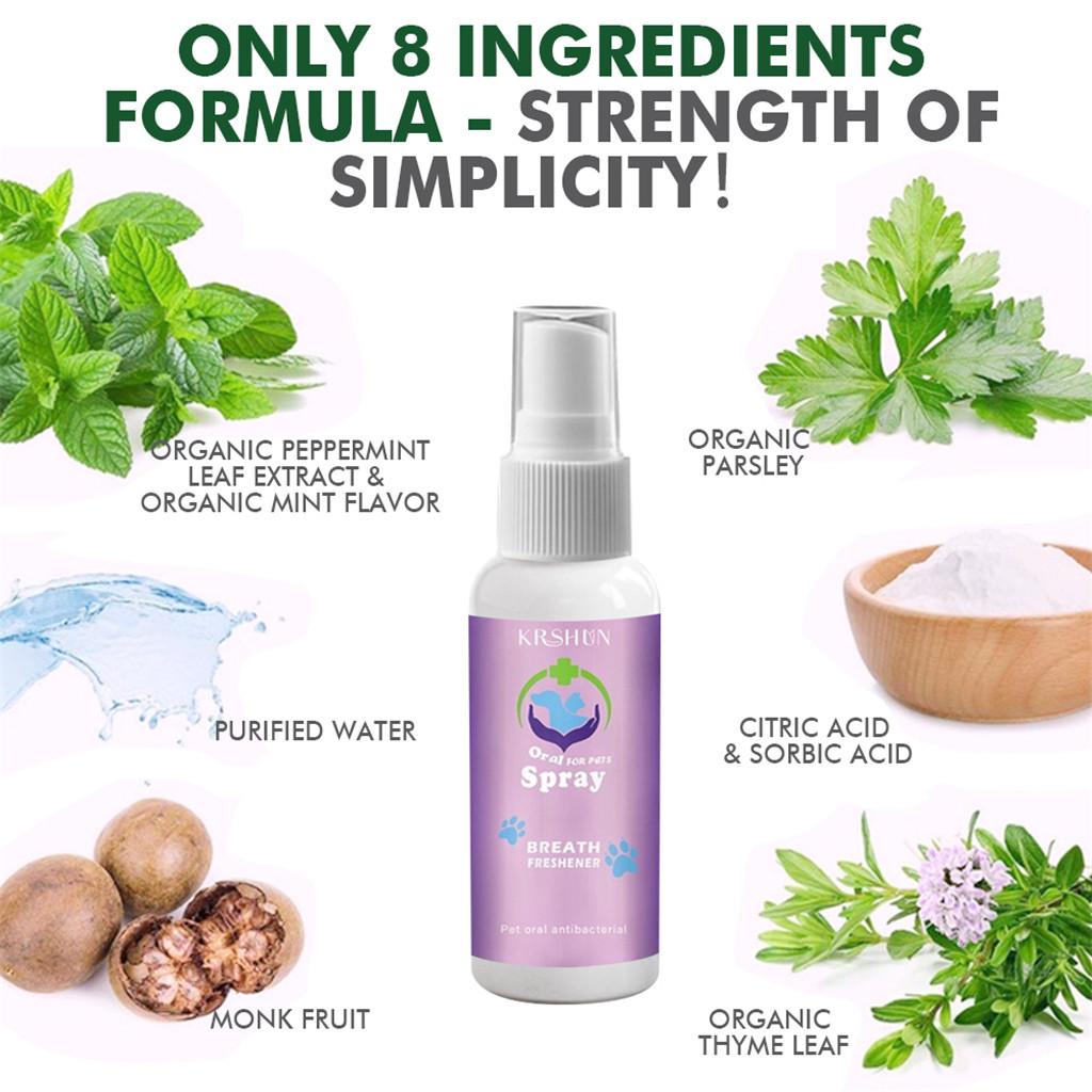 10ML/30ML/50ML Haustierspray Hundehusten Mundfrischer Antibakteriell