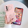 Initial Letter A Z Case For Samsung Galaxy M23 F23 5G Cover Pink Flowers Soft Silicone Back Funda For Samsung M 23 Coque Bumper