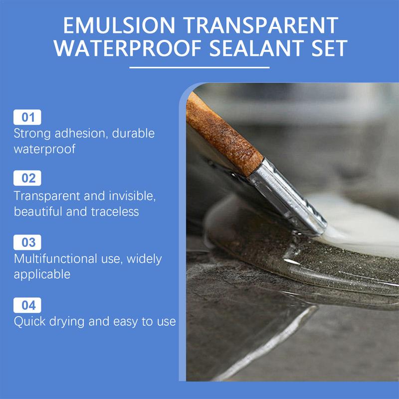 Průhledné Vodotěsné Lepidlo Čirý Střešní Záplatový Tmel Tekutý Tmel Proti Úniku Mastic Neviditelný Vodotěsný Prostředek Beton