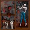 Halloween Decorations Handprint Stickers Floor Clings Decals Horror Bathroom Party Decor