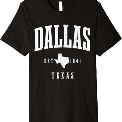 Dallas Texas Pride State Map Est