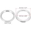 X AUTOHAUX 4pcs OD 83.1mm To ID 66.1mm Aluminium Alloy Car Hub Centric Rings Wheel Bore Center Spacer