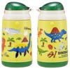 Skater Silicone Straw Water Dinosaur Bottle, 400ml, Push-Open, Design, 26, SSH4C-A