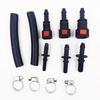 Comprehensive Gas Pump Pressure Testing Gauge With Clear Display for Motorcycle Vehicles with High Precise Measurement