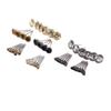 44 Pcs Wire Brush Set Brass Steel Wire Pen Cup T Shape Brush Set for Cleaning Polishing Deburring