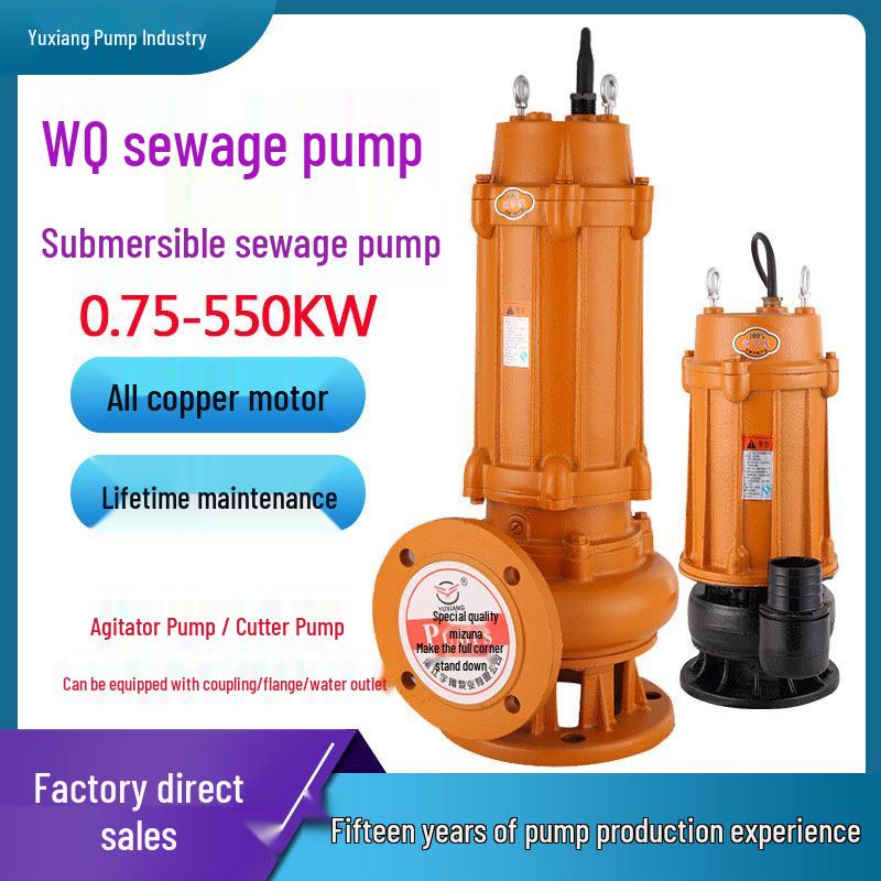 Yuxiang 80JYWQ40-15-4 Sewage Sludge Basement Agitating Submersible Pump