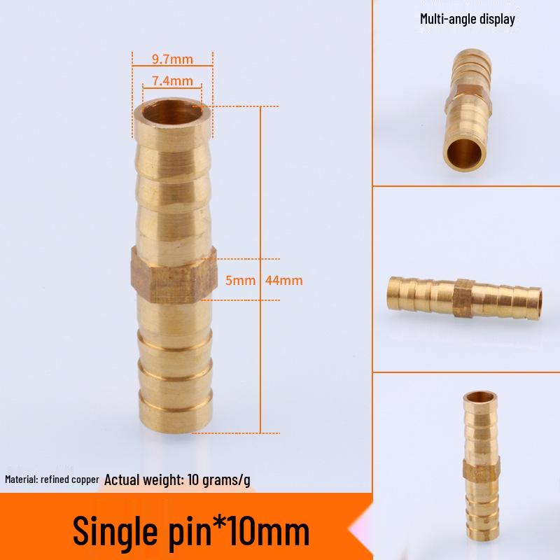 Miedziana Pagoda Trójnik Typu Y Dysza do Rury Gazu Ziemnego, Zielona Głowica, Dostępna w Rozmiarach 6/8/10/12.