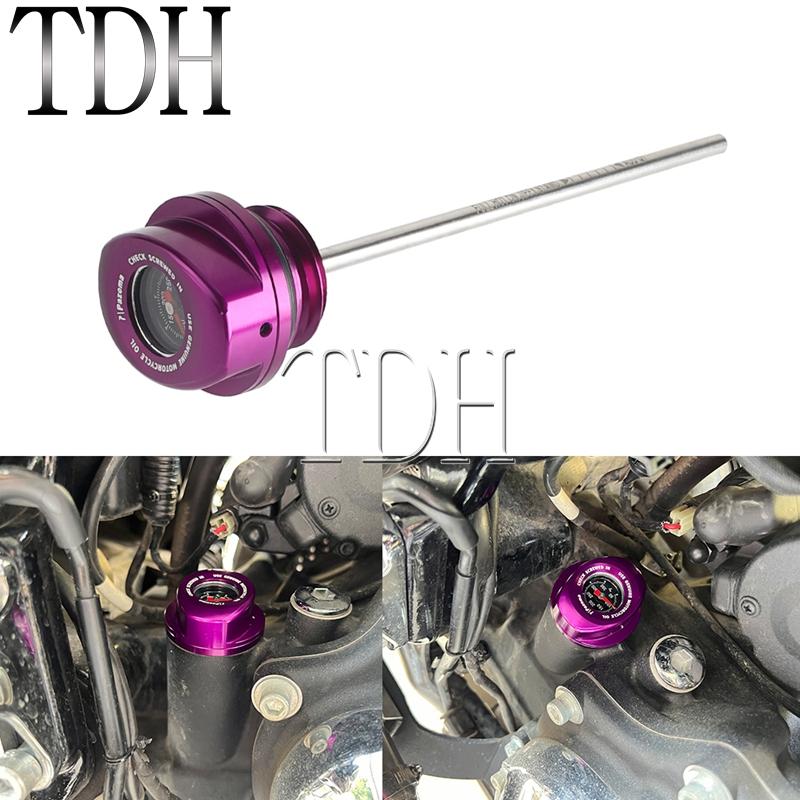 Oil Dipstick w/ Temperature Gauge For Harley Road Glide FLTRX Freewheeler FLRT 17-23 Tri Glide Ultra Classic FLHTCUTG 17-24 FLHP