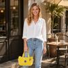 Embroidery Handbag - Small Bag for Women, Workers and Moms for Daily Outings