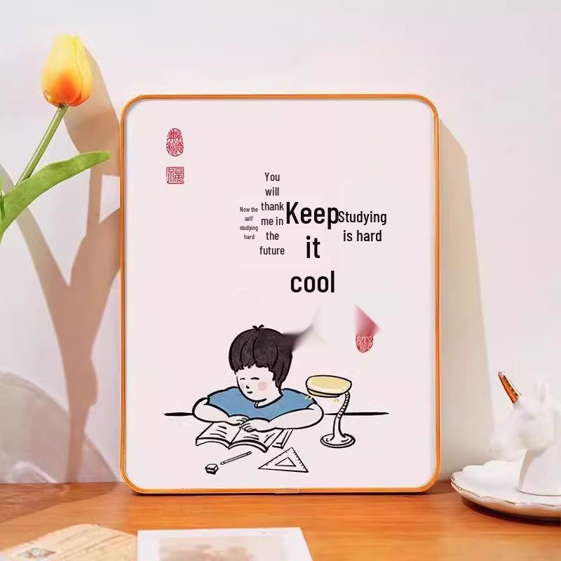 

Inspirational Calligraphy & Painting: Perseverance is Cool - Table Display for Students