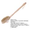 Bath Brush Long Handle Rich Bubbles Soft Bristles Fast Drying Detachable Handle Body Brush Bathing Tool