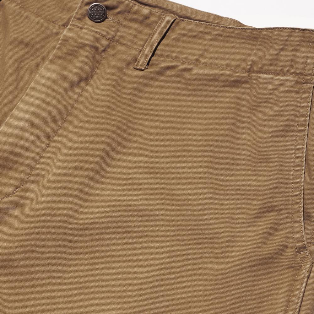 Dyutelo Damaged Wash Chino Pants Mid Beige