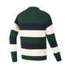 Fila Tennis Fashion Classic Retro Sports Leisure Striped Loose Versatile Comfortable Knitted Sweater Men sweater Pine-Green A11M543406FDG