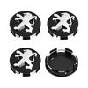 4pc/set 60mm Car Wheel Center Hub Cap 56mm Stickers Car Rims Dust-proof Cover Hubcaps For Peugeot 206 307 301 207 407 308 406 107 108 208 408 508 607
