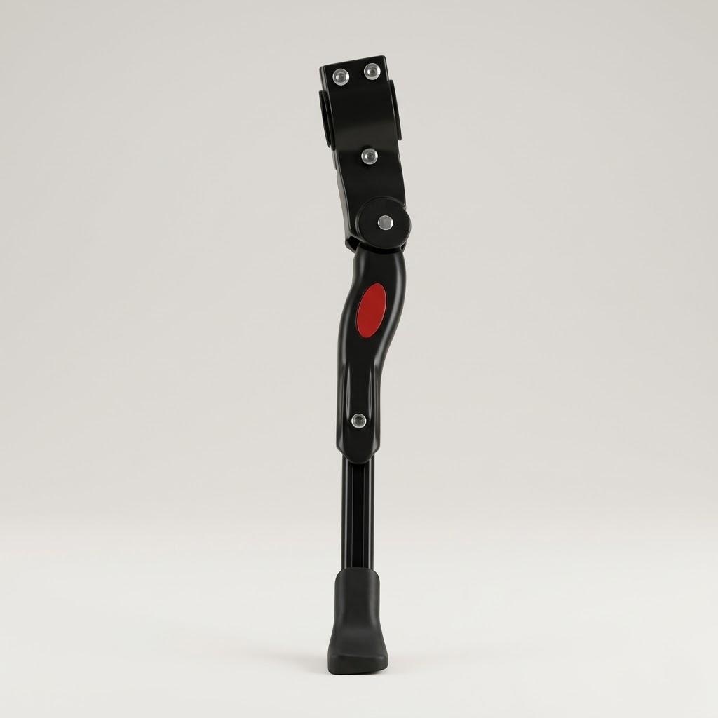 

Adjustable Aluminum Bike Kickstand for 24 to 27 Inch Bicycles Durable Stand Easy Installation Cycling Accessories чорний