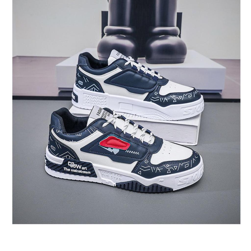 Men's Board Shoes Students Sports Casual Shoes, Men Korean Fashion Men's Shoes Trend Single Shoes