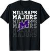 Millsaps College Athletics Vintage Design Men Women T-Shirt