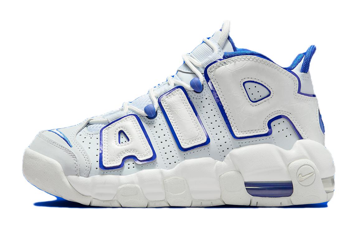 Nike Air More Uptempo Summit White Racer Blue GS FN4857-100 35.5
