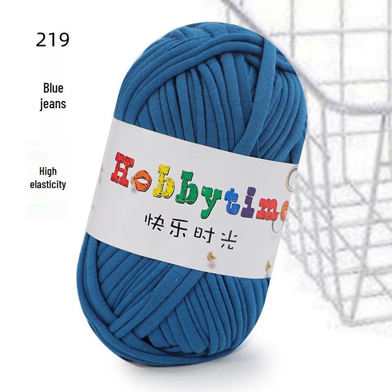 Cloth Strip Yarn DIY Crochet Kit: Handmade Bag, Knitting Material for Cushions, Carpets, and Dolls