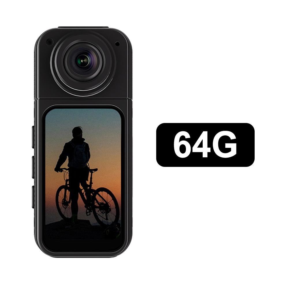 S70 2.7K HD Small Sports Cam 180° Rotate WiFi Thumb Camera Wearable WIFI Bodycam Magnetic Video Recorder Camcorder for Sports