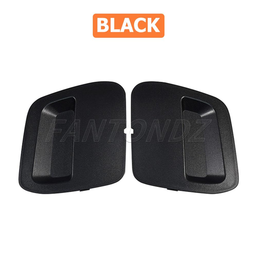 For Dacia Duster 2018-2021 Front Bumper Tow Bar Eye Cover Left Right 2 Pcs Set Gray/Black OEM 620721430R 620724861R 511802392R