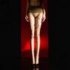 Sexy Women Oil Glossy Shiny Stockings Butterfly Hollow Out Pantyhose Sheer See Through Shaping Exotic Maid Tight Garter Stocking
