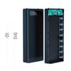 No-Weld 8-Section 18650 Battery Charger Case with Digital Display