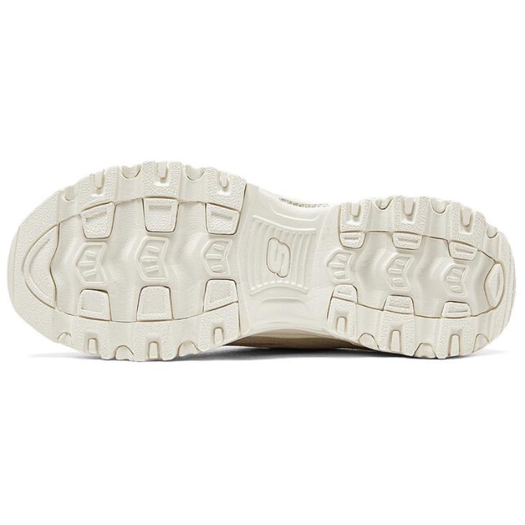 Skechers D'Lites 1.0 Cushioning Abrasion Resistant Breathable Support Balance Lightweight Height Increasing Low Top 150240-NAT