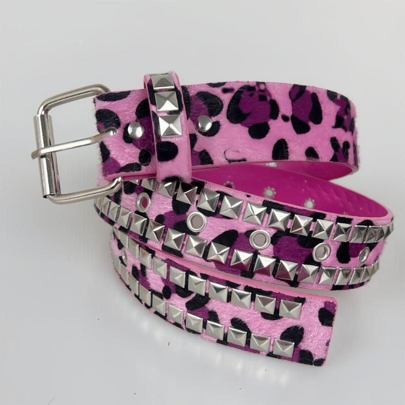 Cintura Elasticizzata con Fantasia Leopardo Vita Regolabile Per Uso Quotidiano Tessuto Comodo e Resistente