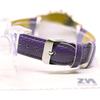 ZooooM Analog Quartz Watch Round Face Purple Faux Leather Strap Chronograph Casual Business Unisex