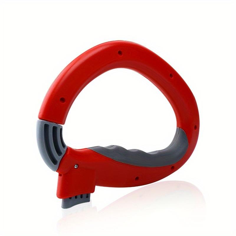 

[2 шт. Захват, экономящий труд] 1 шт. Эргономичный захват для ручки продуктового пакета | Экономящий труд Сверхпрочный инструмент для покупок с удобной рукояткой | Портативный для продуктов 2pcs красный