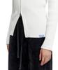 ERA Women Slim-Fit Zip-Up Sweater - White