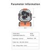 Camping Fan Rechargeable 20000mah Portable Wireless Camping fan for Outdoor Camping Ceiling Fan with Light and Remote Control