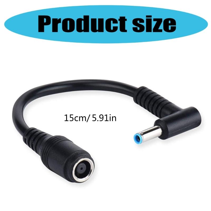 Laptop Power Supply Adapter Connectors Converters Cable for Female 7.4mm to Male 4.5mm Adapter