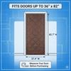 Magnetic Thermal Insulated Door Curtain for Winter Summer Door Cover Hands Free Waterproof Energy Saving Privacy Screen