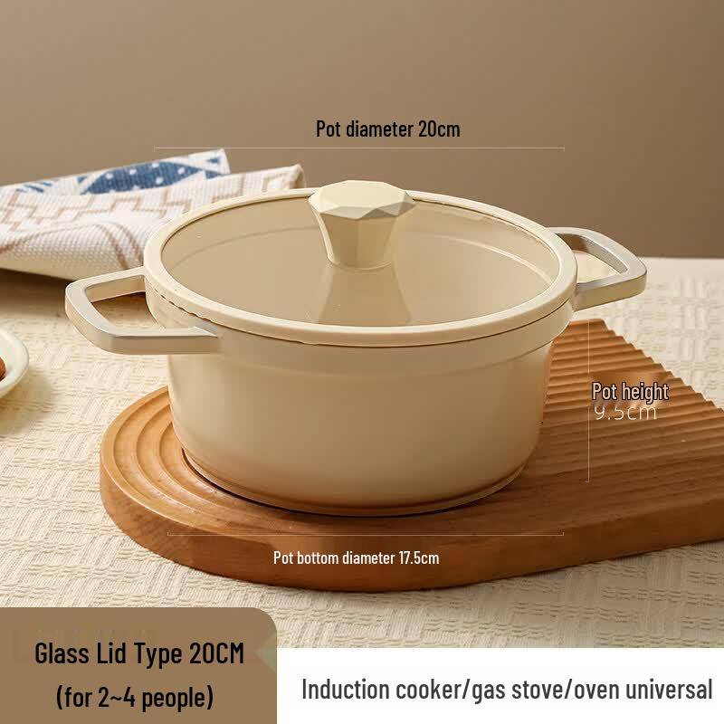 Qiwei Enamel Ceramic Stew Pot
