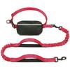 Adjustable Retractable Dog Leash With Waist Belt Pack Walking Running Training Reflective Nylon