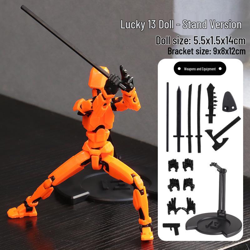 3rd Gen 13-Joint Movable Figurine: DIY Decompression Toy