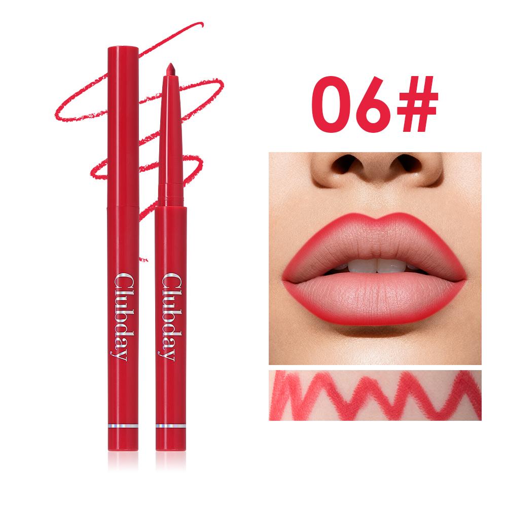 Clubday Waterproof Lip Liner Pen, Creamy Smooth Matte Long Lasting Lip Pencil, Highly Pigmented Lip Contouring Makeup for Daily Wear