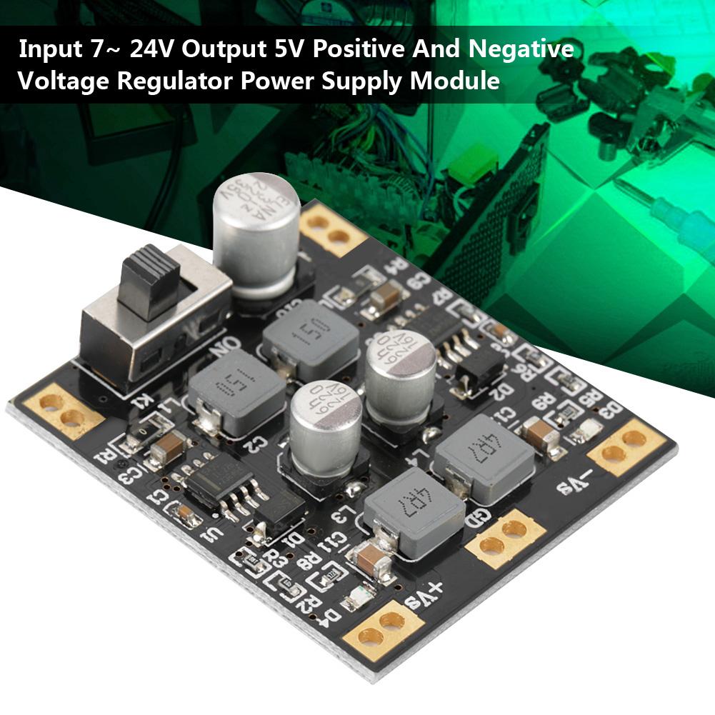 Input 7~ 24V Output 5V Positive And Negative Voltage Regulator Power Supply Module