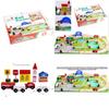 Wooden City Transit Track Building Blocks For Kids Diy Creative Play Set