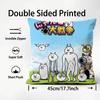 Anime T-The B-Battle Cats Cushion Cover Comfortable Reversible Pillow Cover Ideal for Car Sofa Bedroom & Beyond