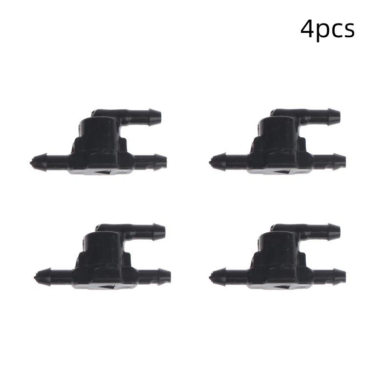 Zwart Plastic Ruitenwisser Wassersproeier Voorruit Terugslagklep Nieuw Voor Auto Ruitenwisser Sproeierleiding 3-Weg Klep Auto Accessoires