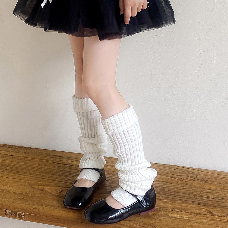 Children'S Socks Stacked Long Tube Korean Maillard Retro Warm Winter Medium And Older Children Ankola Red Calf Socks