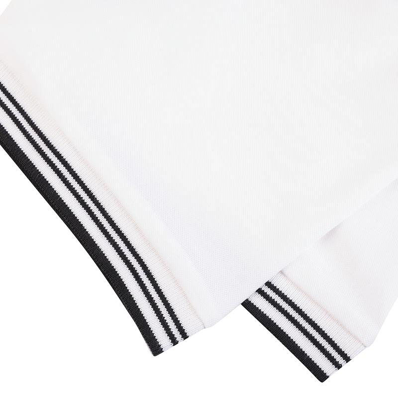 HUGO BOSS Polo Shirts Men's White Polo Collar Moderate Straight Fit 50469210-100