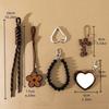 Animal Print Star Bag Accessory Multipurpose Keychain Decoration Made Of Sturdy Rope And Alloy