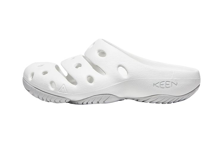 Keen Yogui Artsfull Outdoor Casual Closed Toe Slippers Clogs River Trekking Shoes Women s White 1027359 38.5